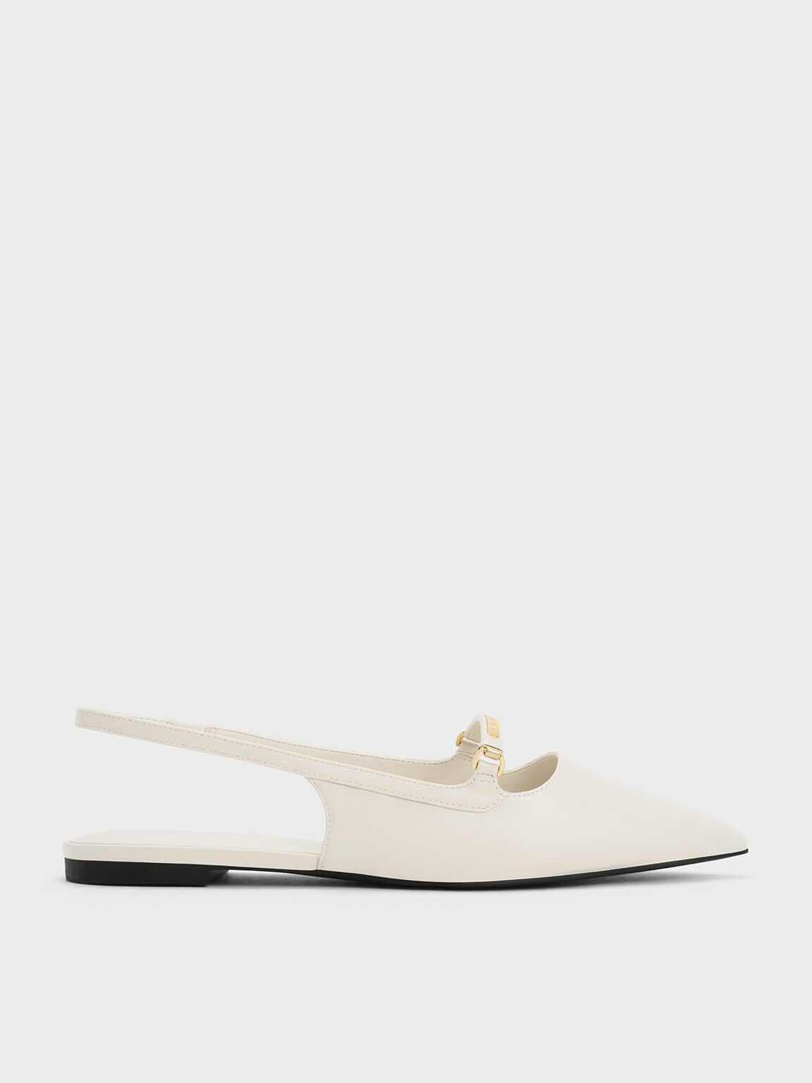 Graceland) Beige Woven Detail Slingback Heel in Cream | DEICHMANN