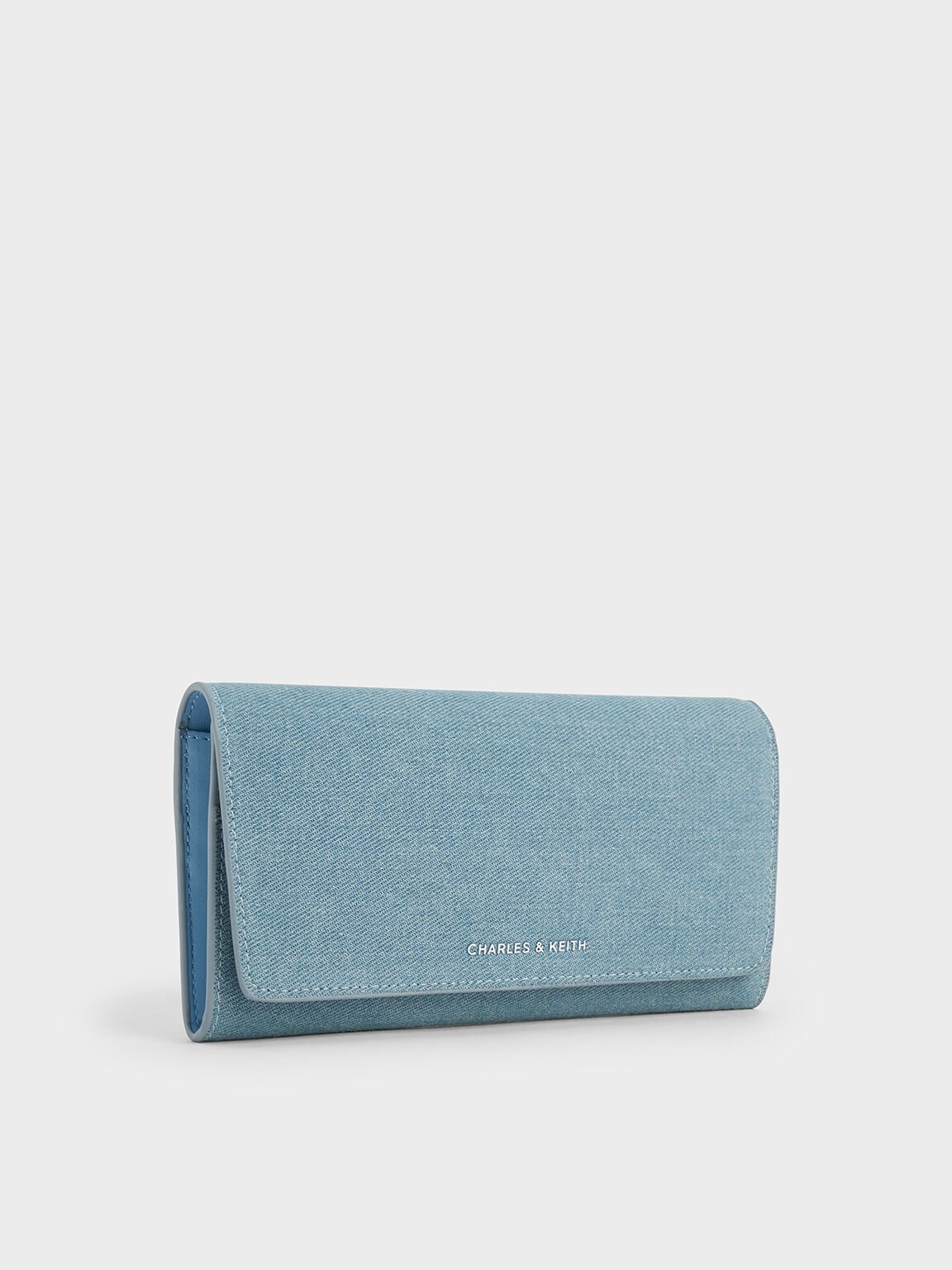 Irie Denim Long Wallet, Denim Blue, hi-res