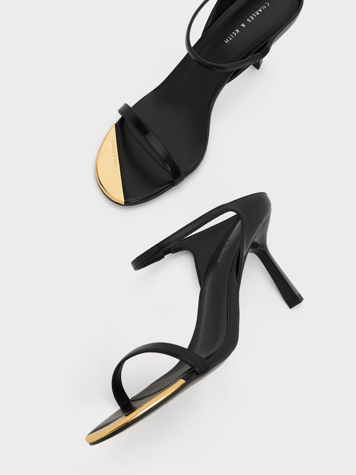 Buy Metro Womens Black StilettosMetro Solid Black Sandals online