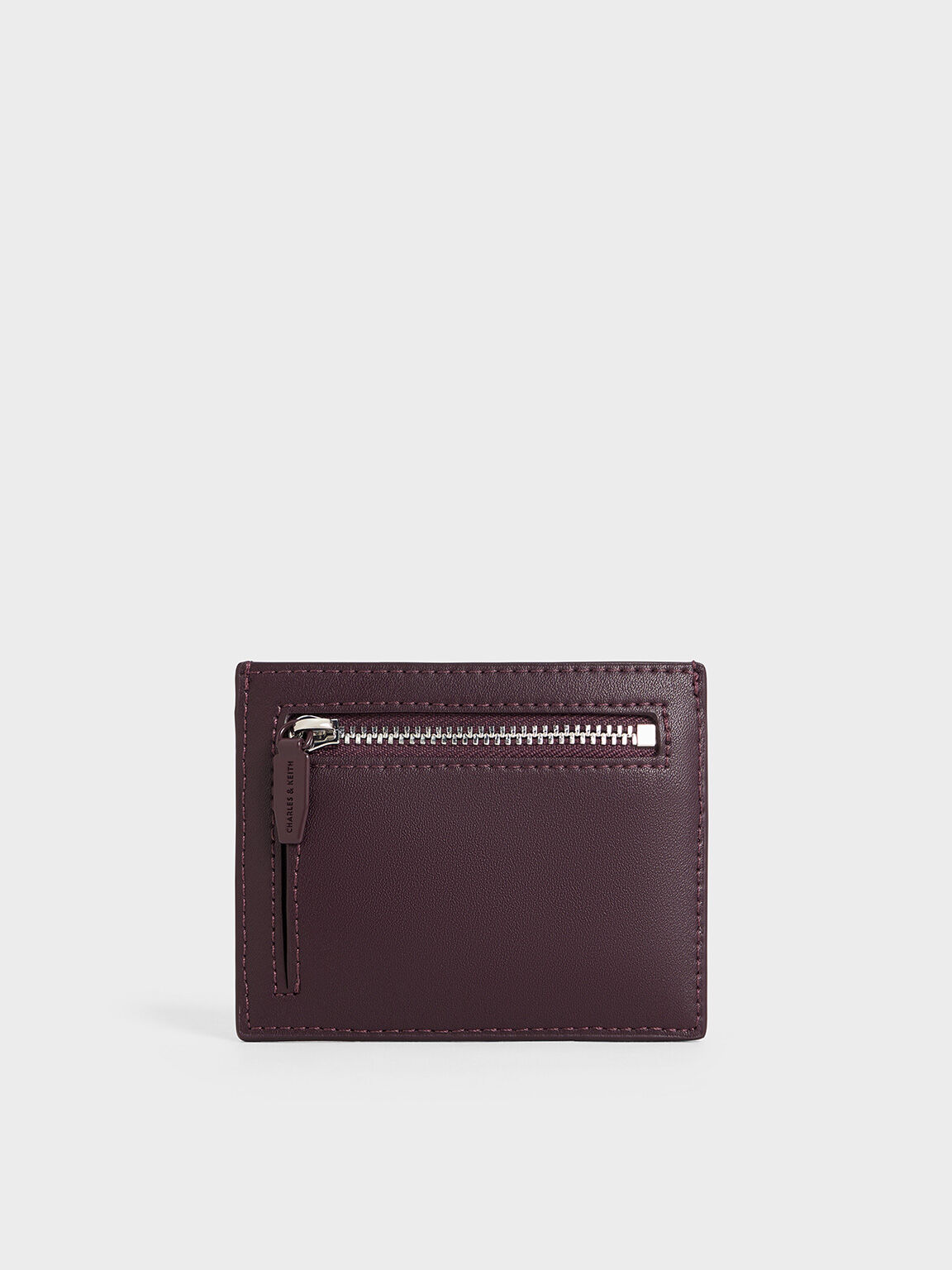 Midori Geometric Card Holder, Plum, hi-res