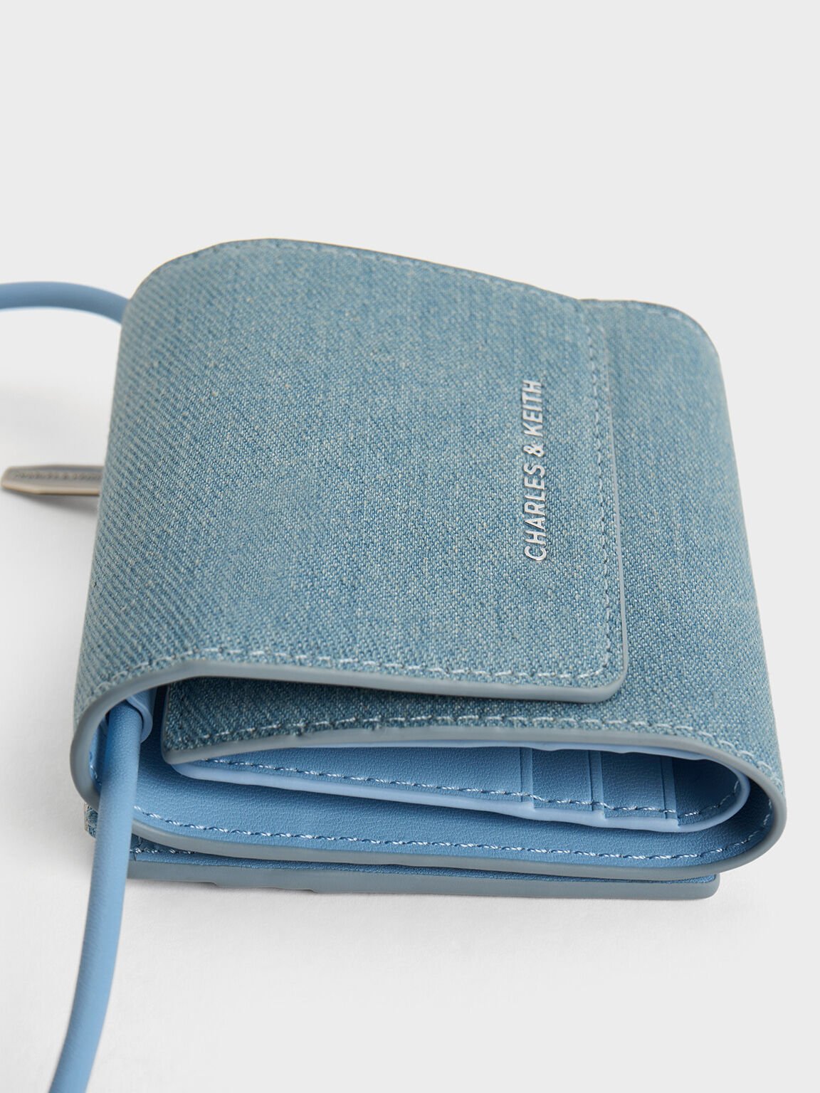 Irie Denim Front Flap Wallet, Denim Blue, hi-res