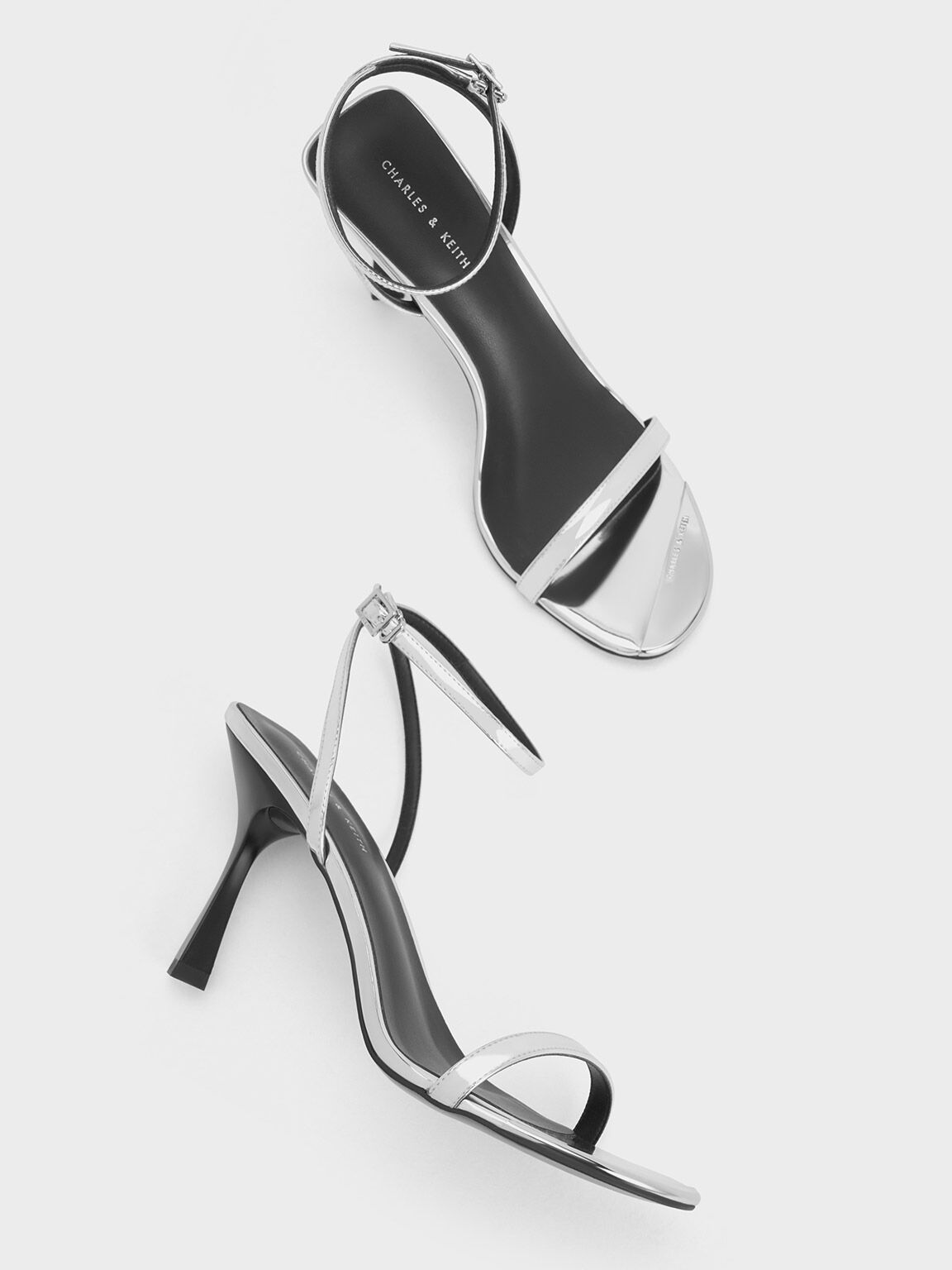 Buy online Black Patent Leather Ankle Strap Sandals from heels for Women by  Dollphin for ₹849 at 63% off | 2024 Limeroad.com