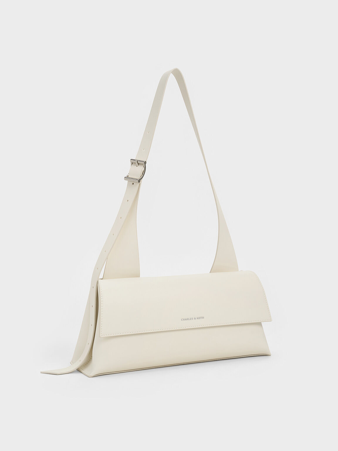 Marceline Trapeze Shoulder Bag, Cream, hi-res