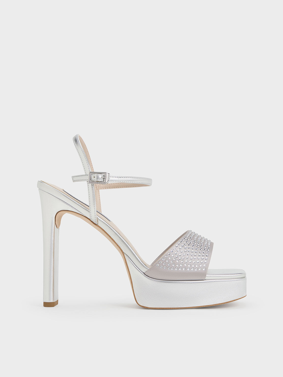 JLO Jennifer Lopez x REVOLVE Rodeo Sandal in Silver | REVOLVE