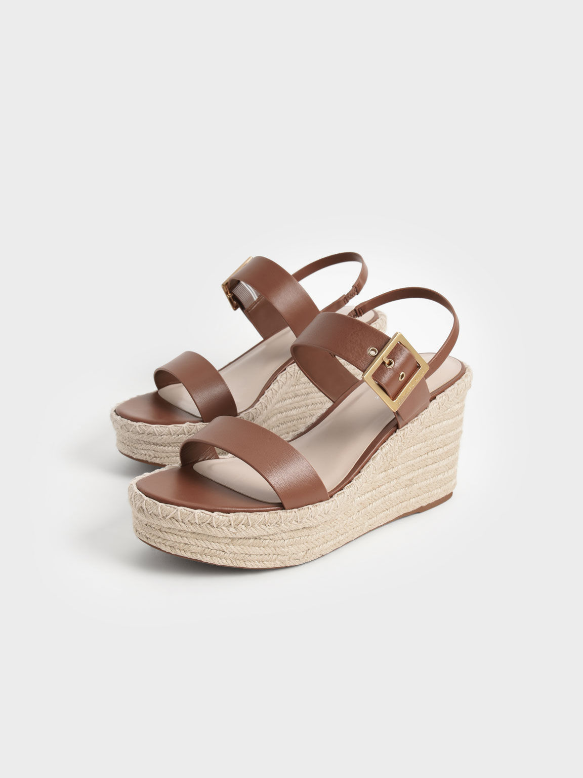 Buy Trary Wedge Sandals for Women,Comfortable Wedges for Women,Sandals for  Women Dressy Summer,Hollowed-out Brown Sandals Womens,3.5 inch Brown Wedges  for Women,Cute Open Toe Sandals for Women Size 8 Online at Lowest Price