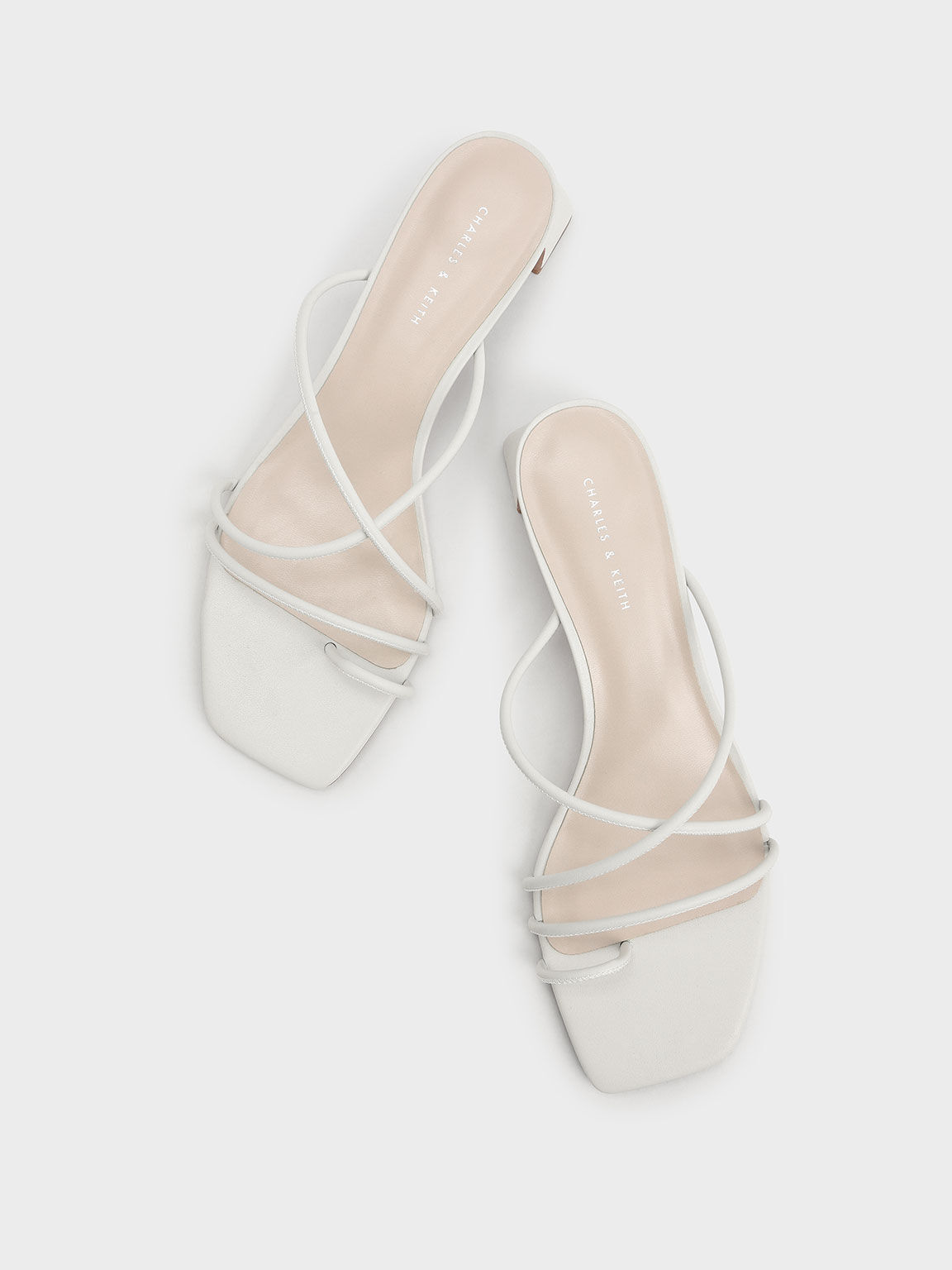 VKEKIEO Toe Ring Cute Slippers High Heel Wedge Beige - Walmart.com
