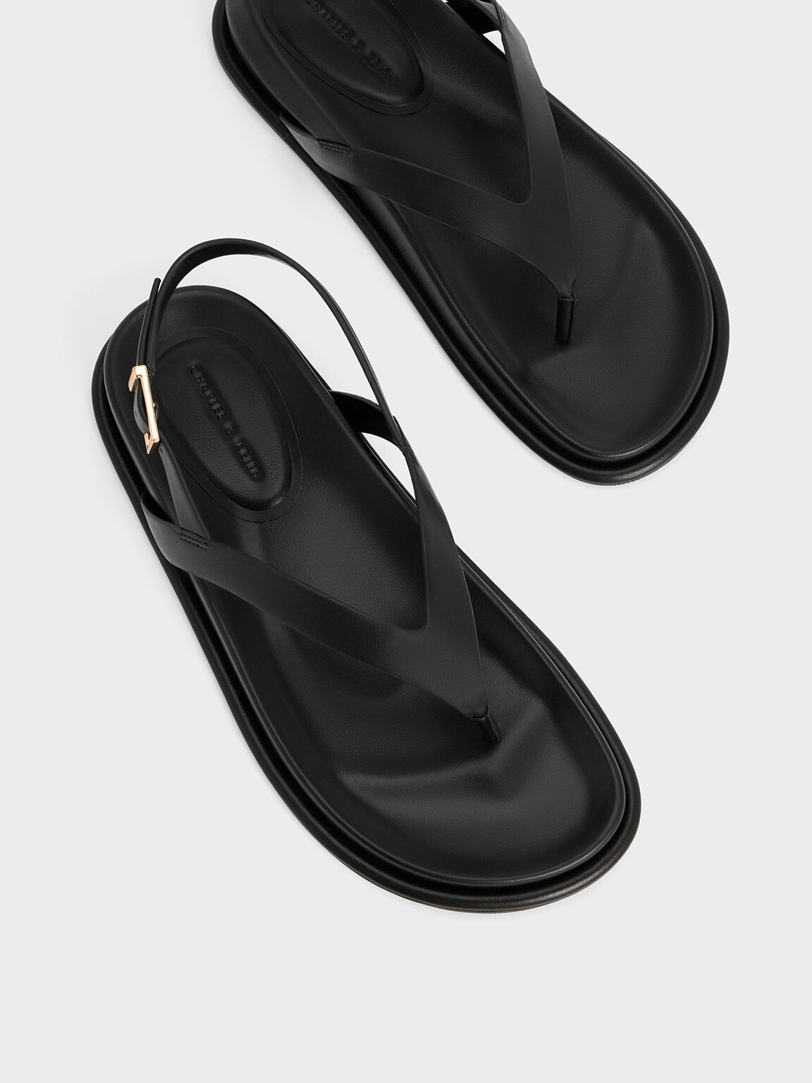 Men's Leather Flip-Flop Jaffa Brown - Jerusalem Sandals
