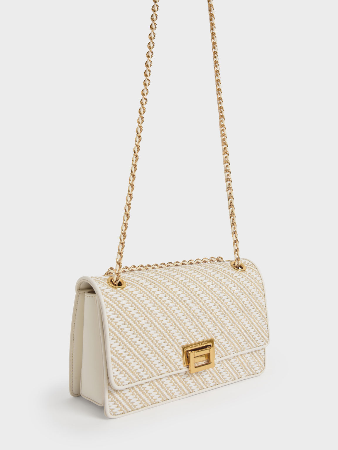 Buy Lavie Perry White Animal Effect Small Sling Handbag Online At Best  Price @ Tata CLiQ