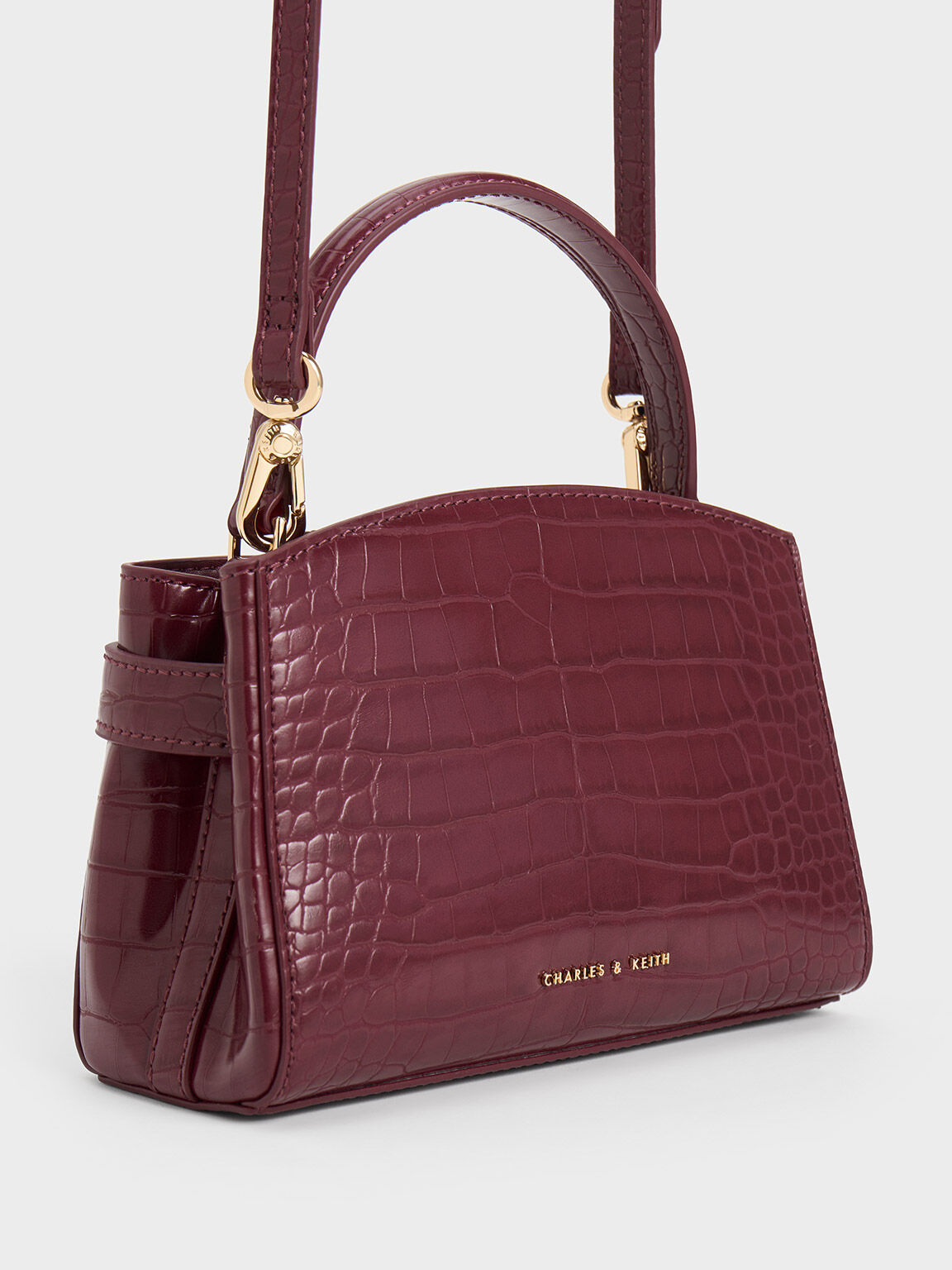Small Shoulder Bag Vintage Burgundy Flap Fashion Style , Burgundy Bag& New  Year Ideal Gift | SHEIN USA