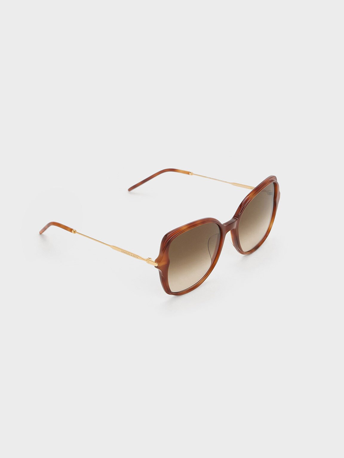 Oversized Tortoiseshell Recycled Acetate Butterfly Sunglasses, T. Shell, hi-res