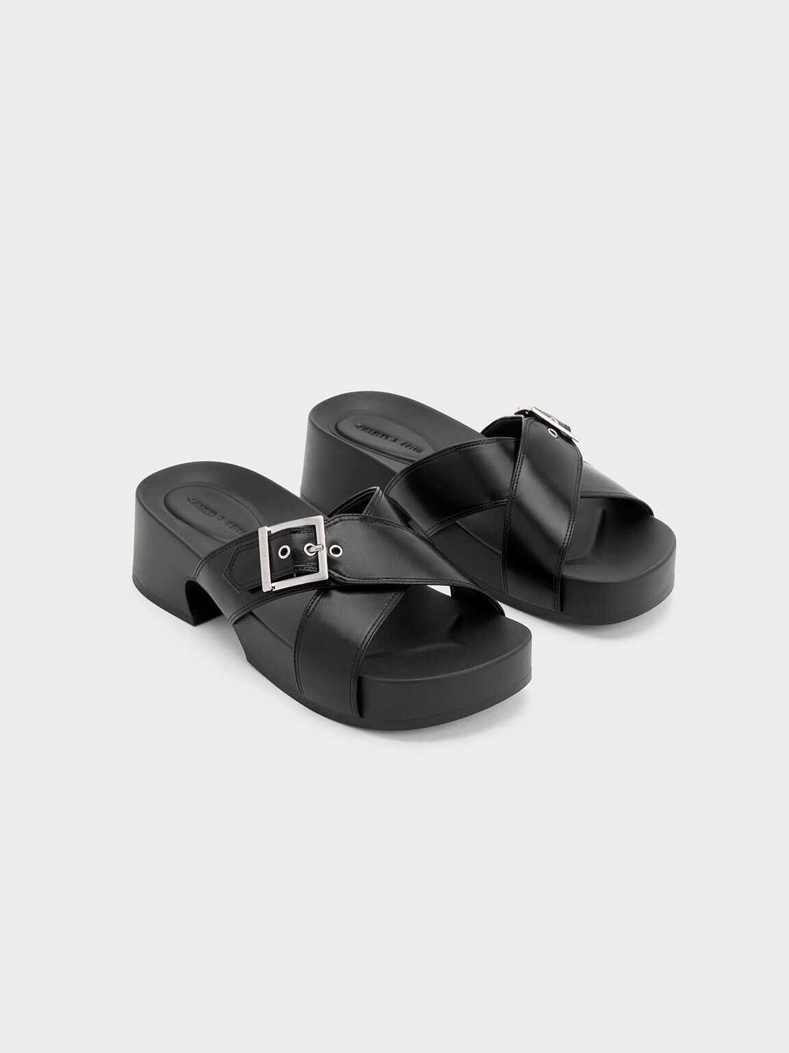 Chunky platform sandals - Black - Ladies | H&M IN