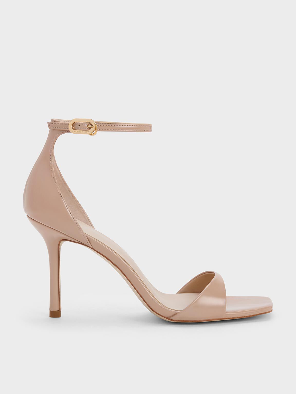 Amina Muaddi Charlotte Patent Ankle-Strap Pumps - Bergdorf Goodman