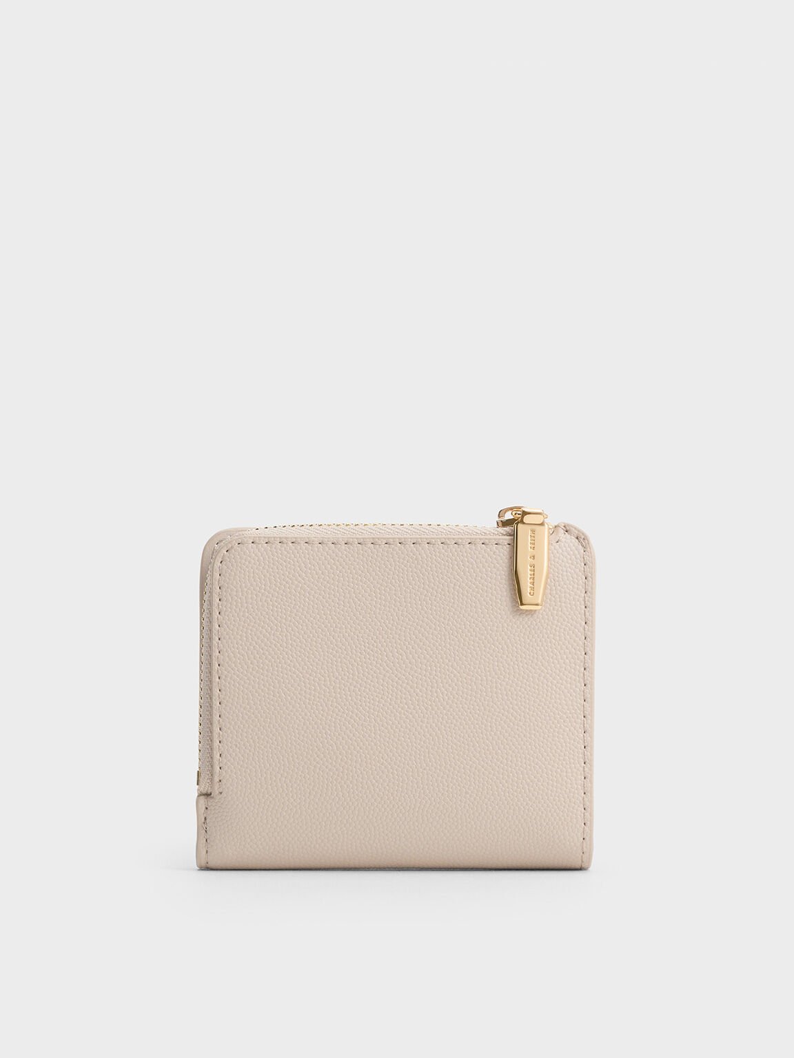 Top Zip Small Wallet, Oat, hi-res