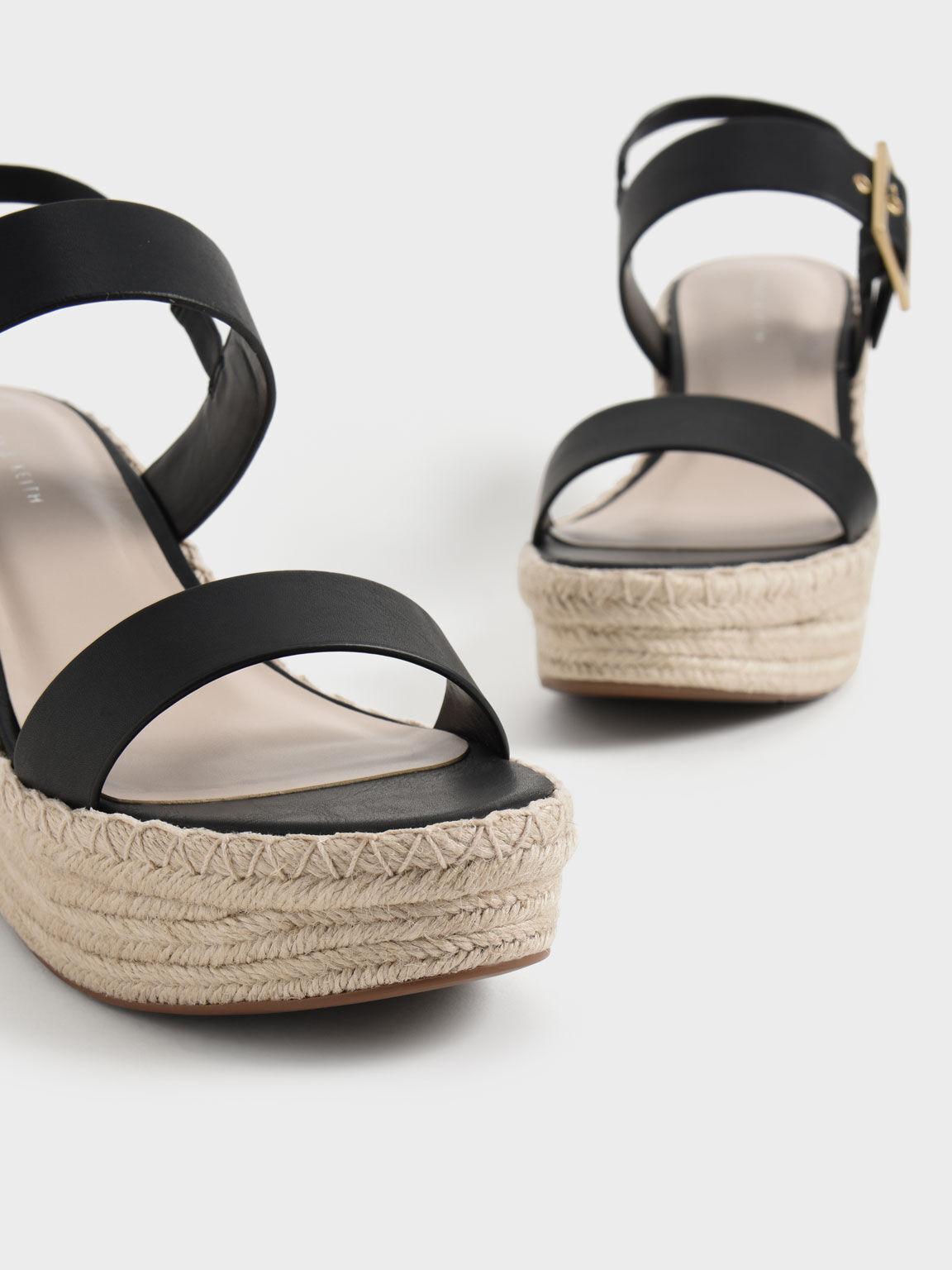 Buy London Rag Women Black Espadrilles With Braided Platform Online