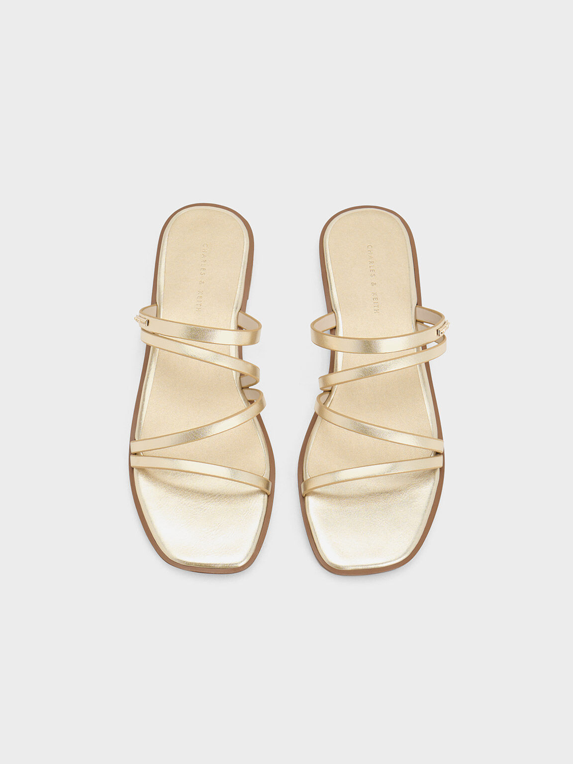 High-heel strappy sandals - pull&bear