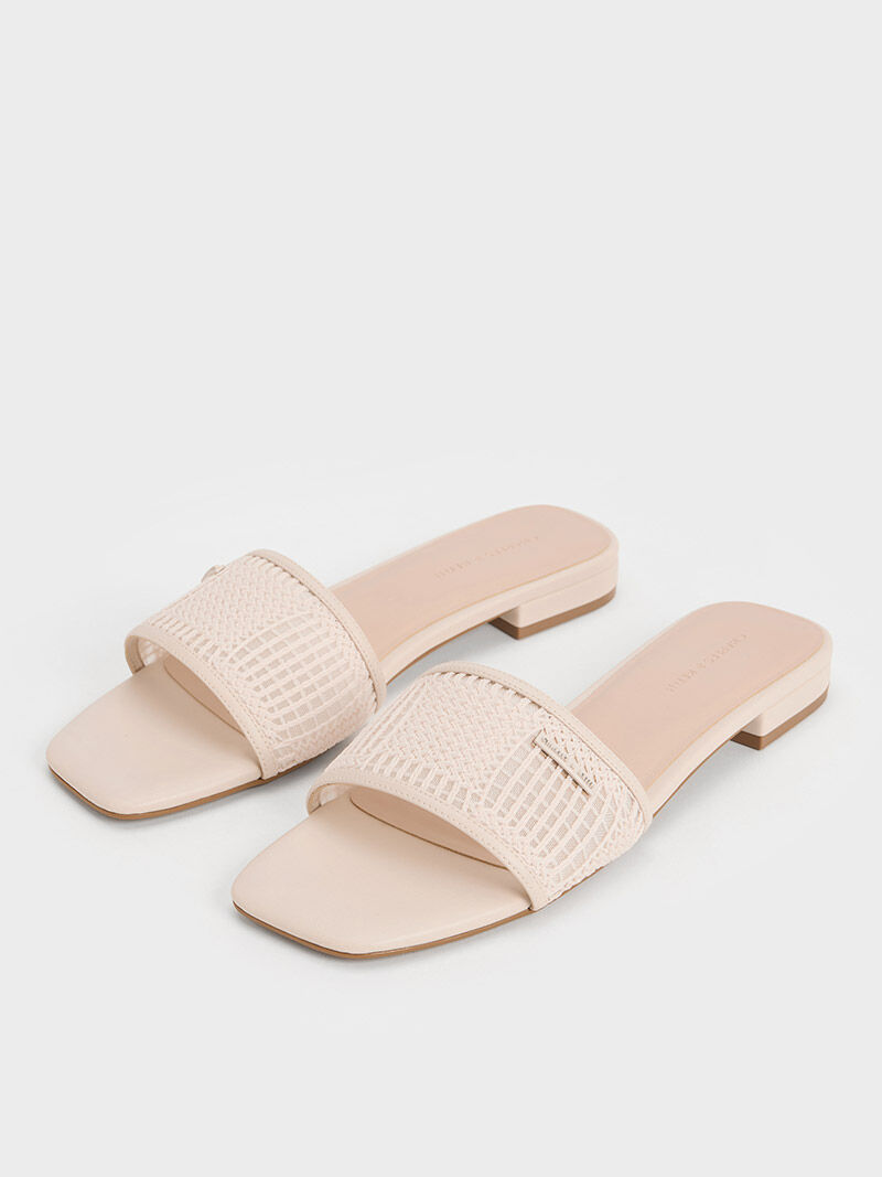 Women's Simple Slide Sandals Casual Slip Flat Summer Shoes - Temu