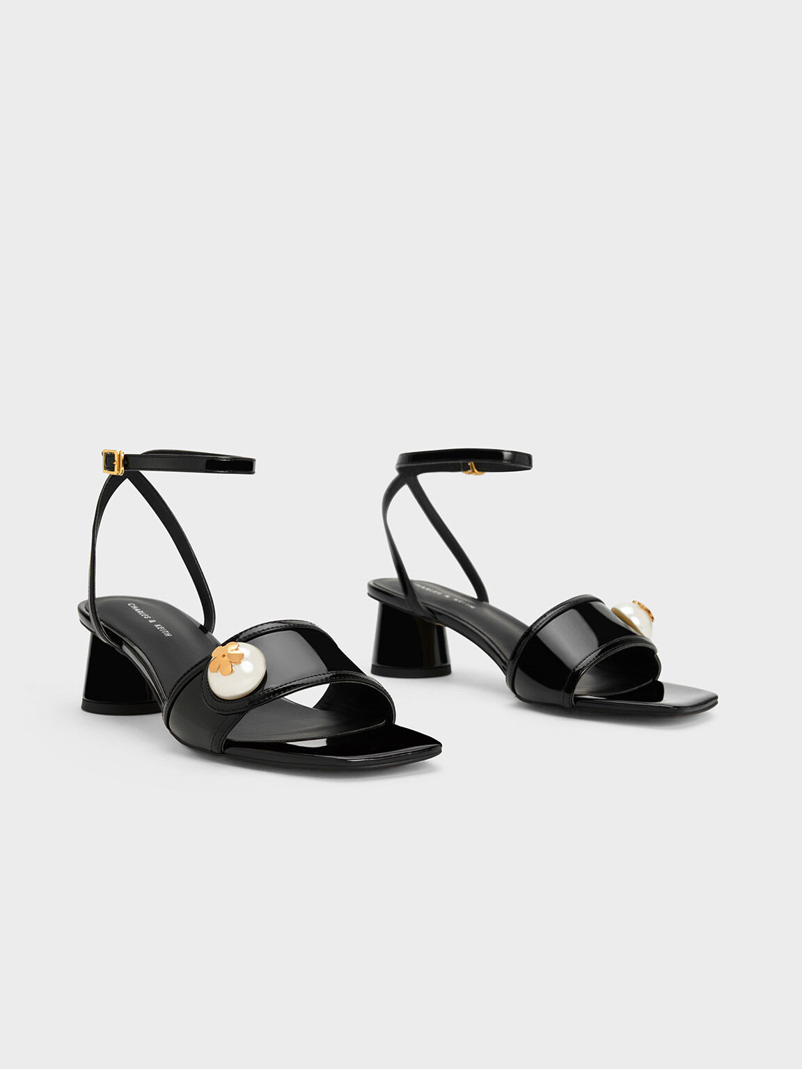 Buy Black Heeled Sandals for Women by MFT Couture Online | Ajio.com