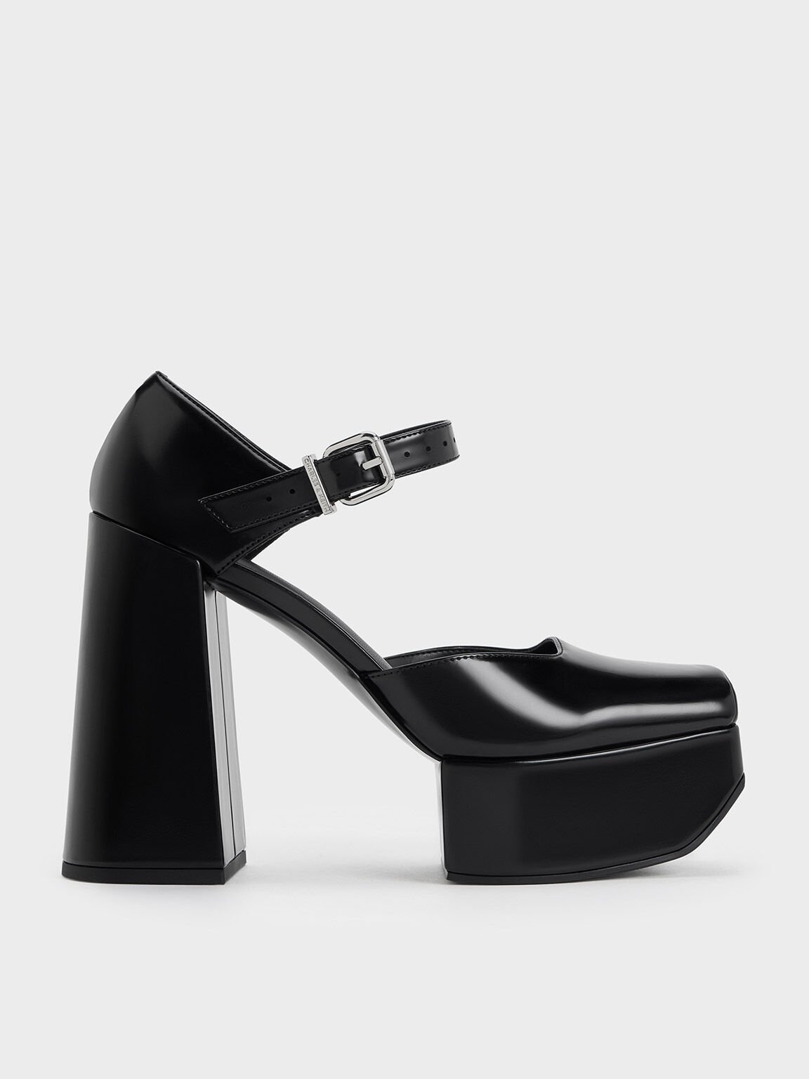 Shayla D'Orsay Platform Pumps, Black Box, hi-res