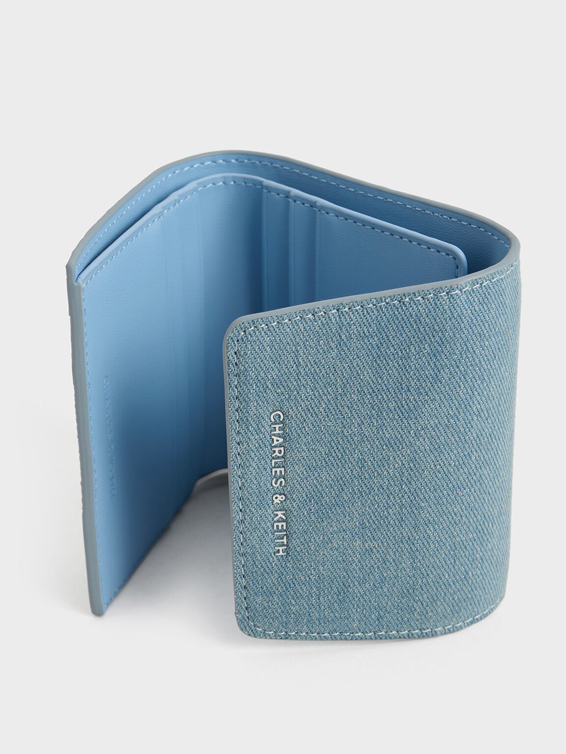 Irie Denim Front Flap Wallet, Denim Blue, hi-res