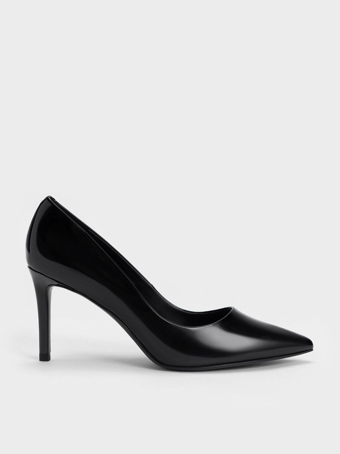Women's Patent Leather Chunky Heel Pumps Closed Toe Shoes -  TheCelebrityDresses