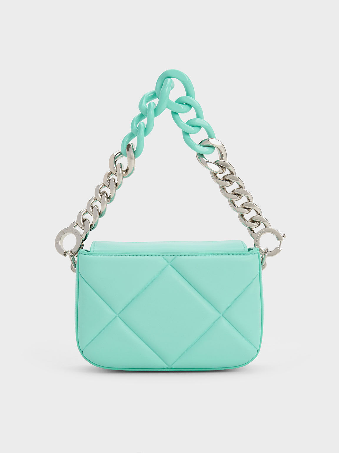 Buy BRIGHT GREEN QUILTED FLAP SHOULDER BAG for Women Online in India