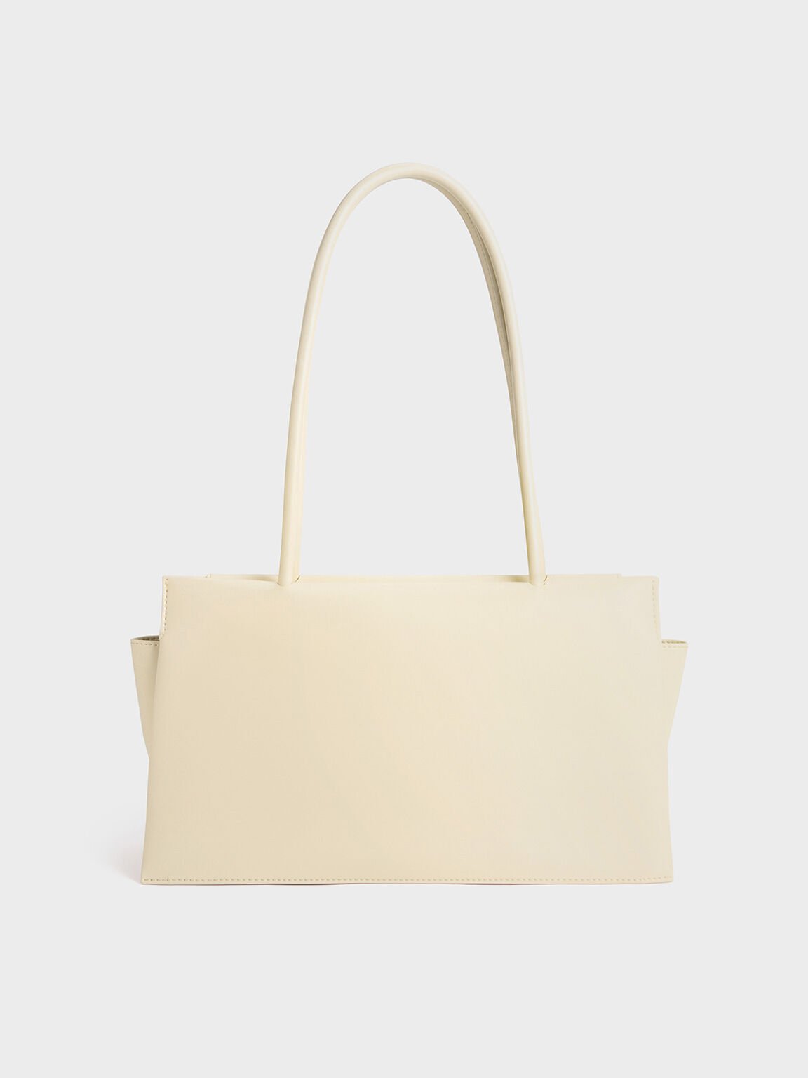 Irie Elongated-Handle Shoulder Bag, Beige, hi-res