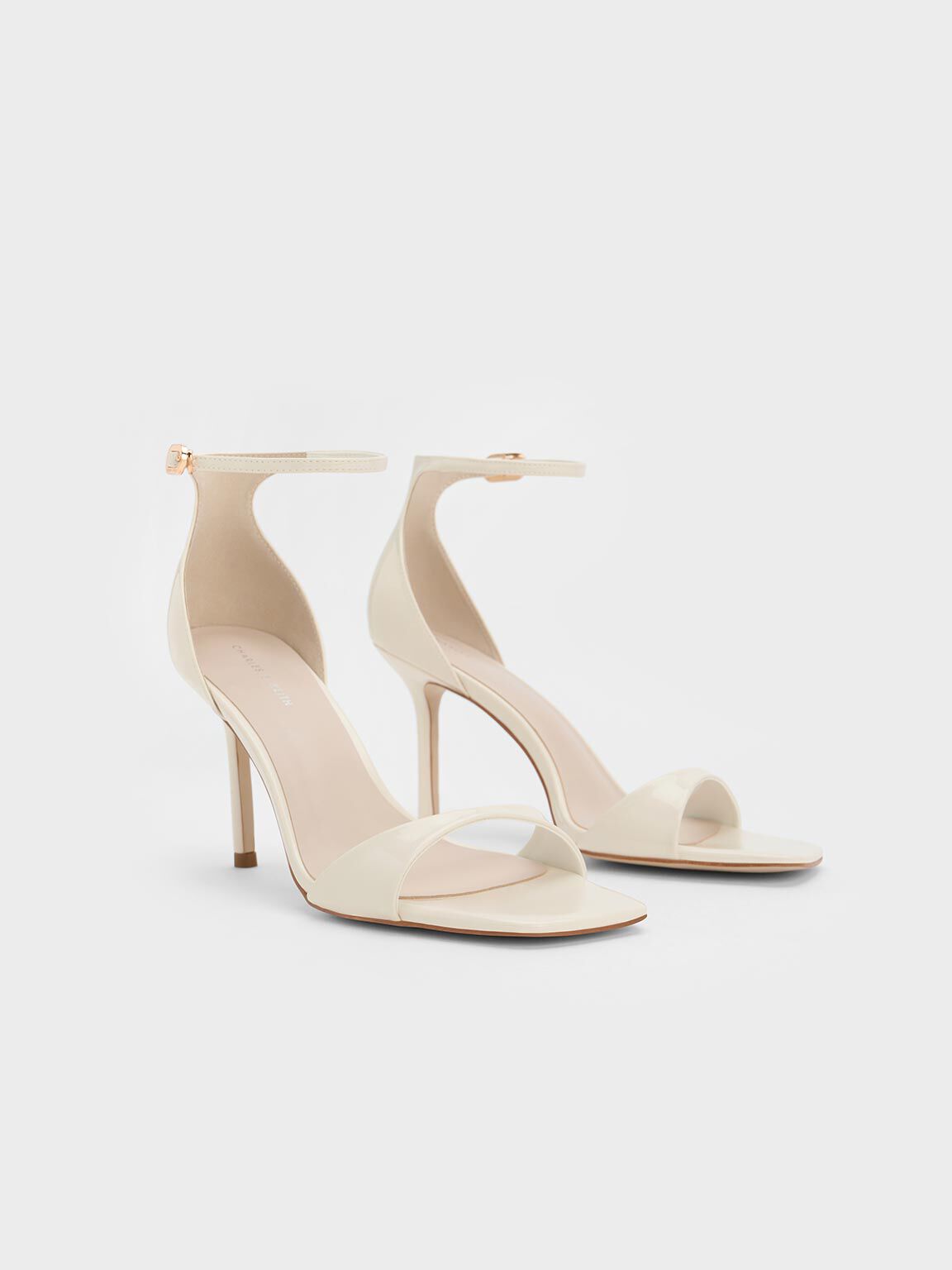 Beige High Heel Sandals - Strappy High Heels - Ankle Strap Heels - Lulus