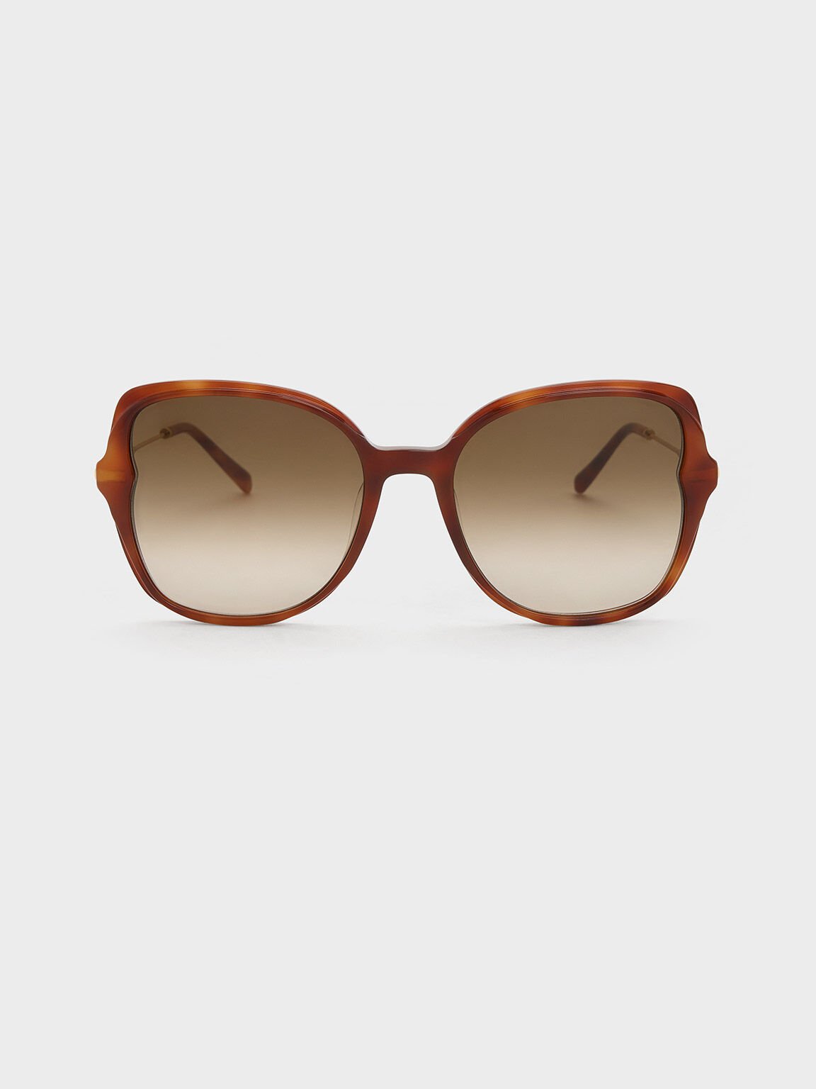 Oversized Tortoiseshell Recycled Acetate Butterfly Sunglasses, T. Shell, hi-res