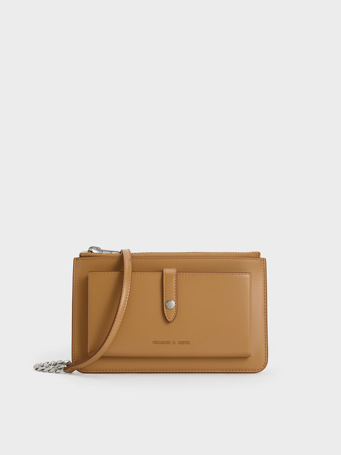 Rebel Top-Zip Long Wallet, Sand, hi-res