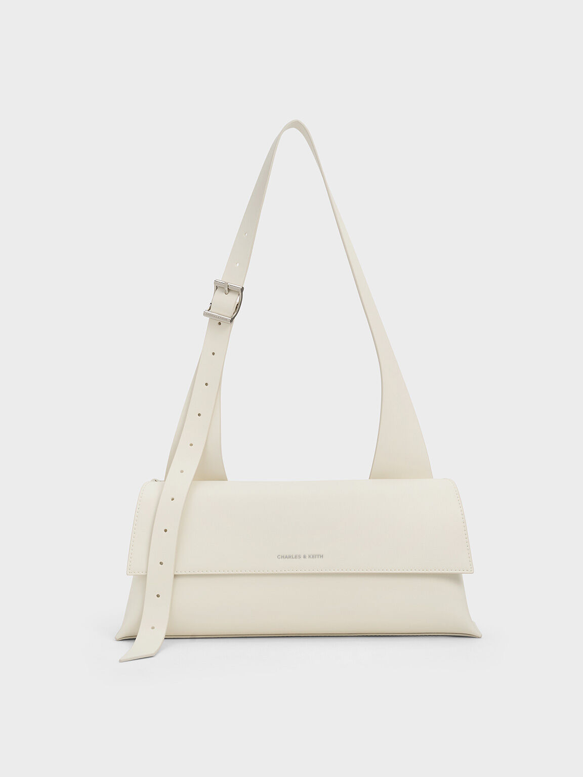 Marceline Trapeze Shoulder Bag, Cream, hi-res