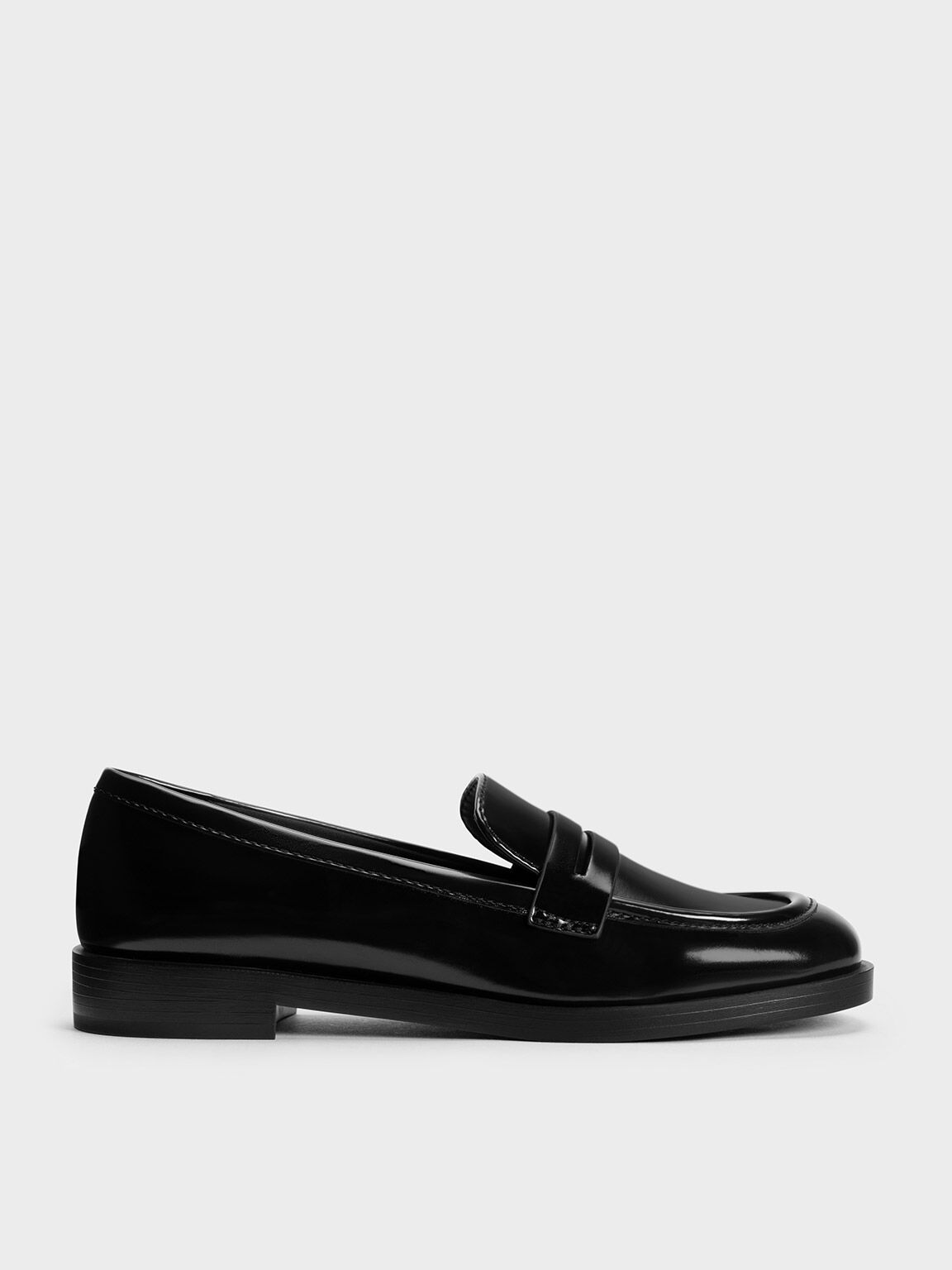 Gretel Penny Loafers, Black Box, hi-res