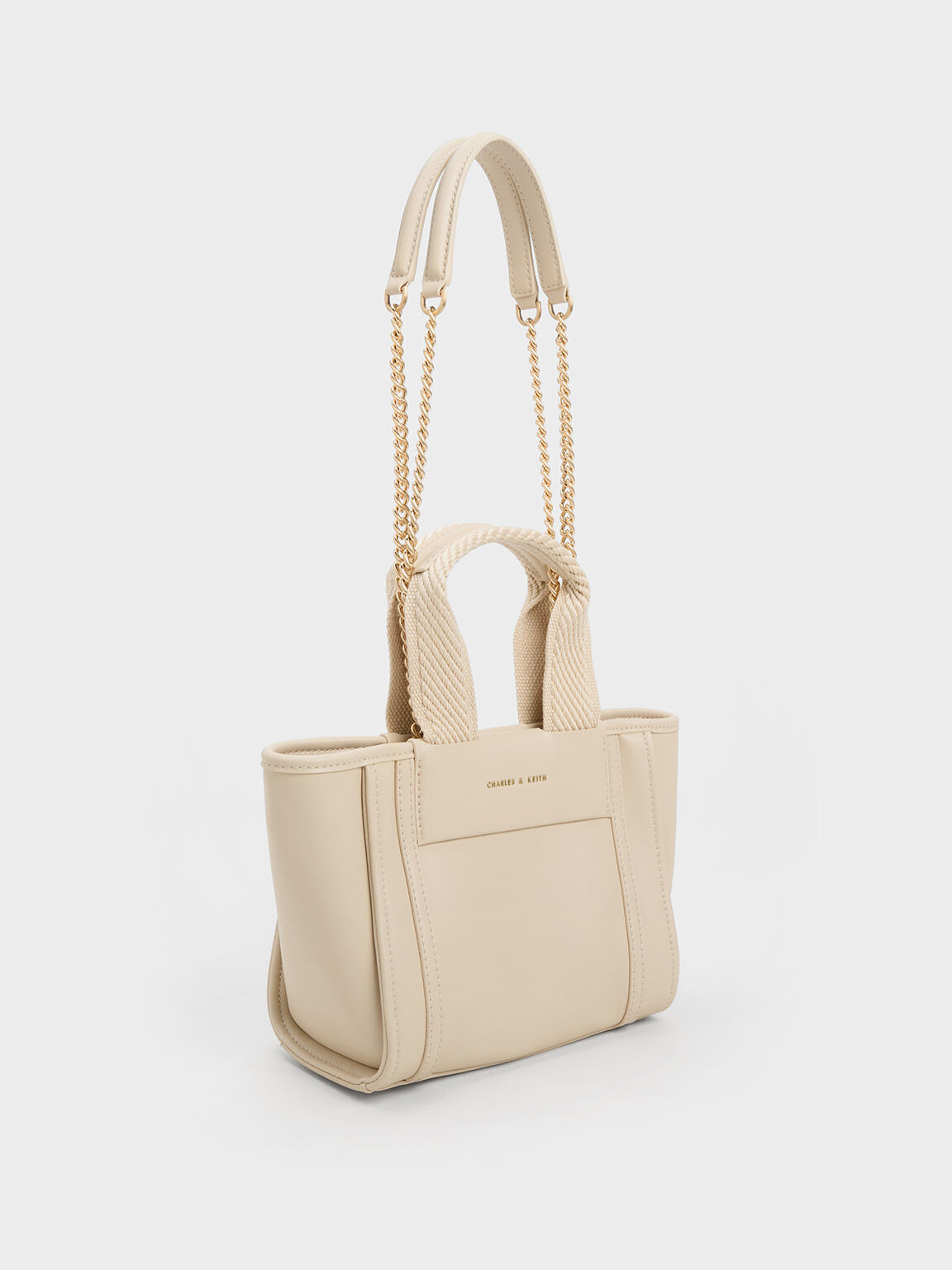 Beige Shalia Tote Bag | CHARLES & KEITH