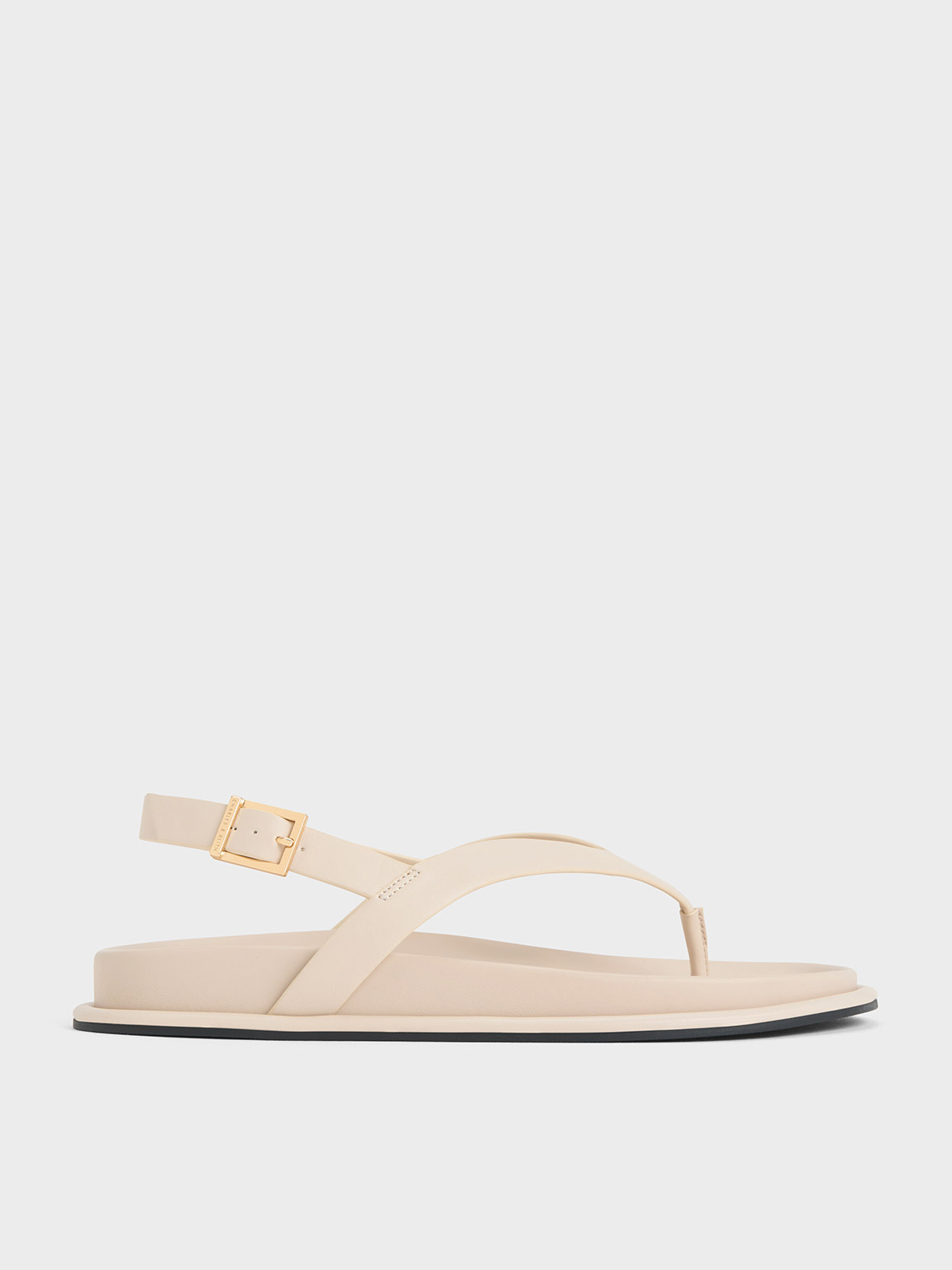 Report Shields Flat Thong Sandals in White | Lyst