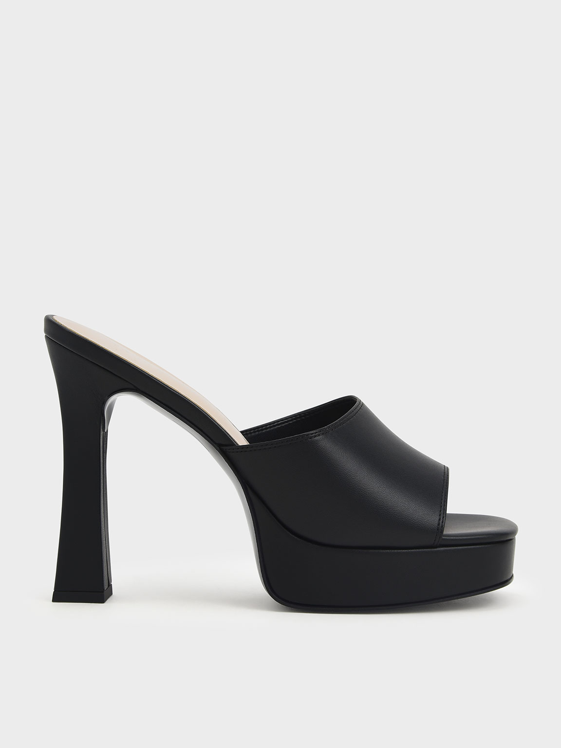 Black heel mule sandals new arrivals