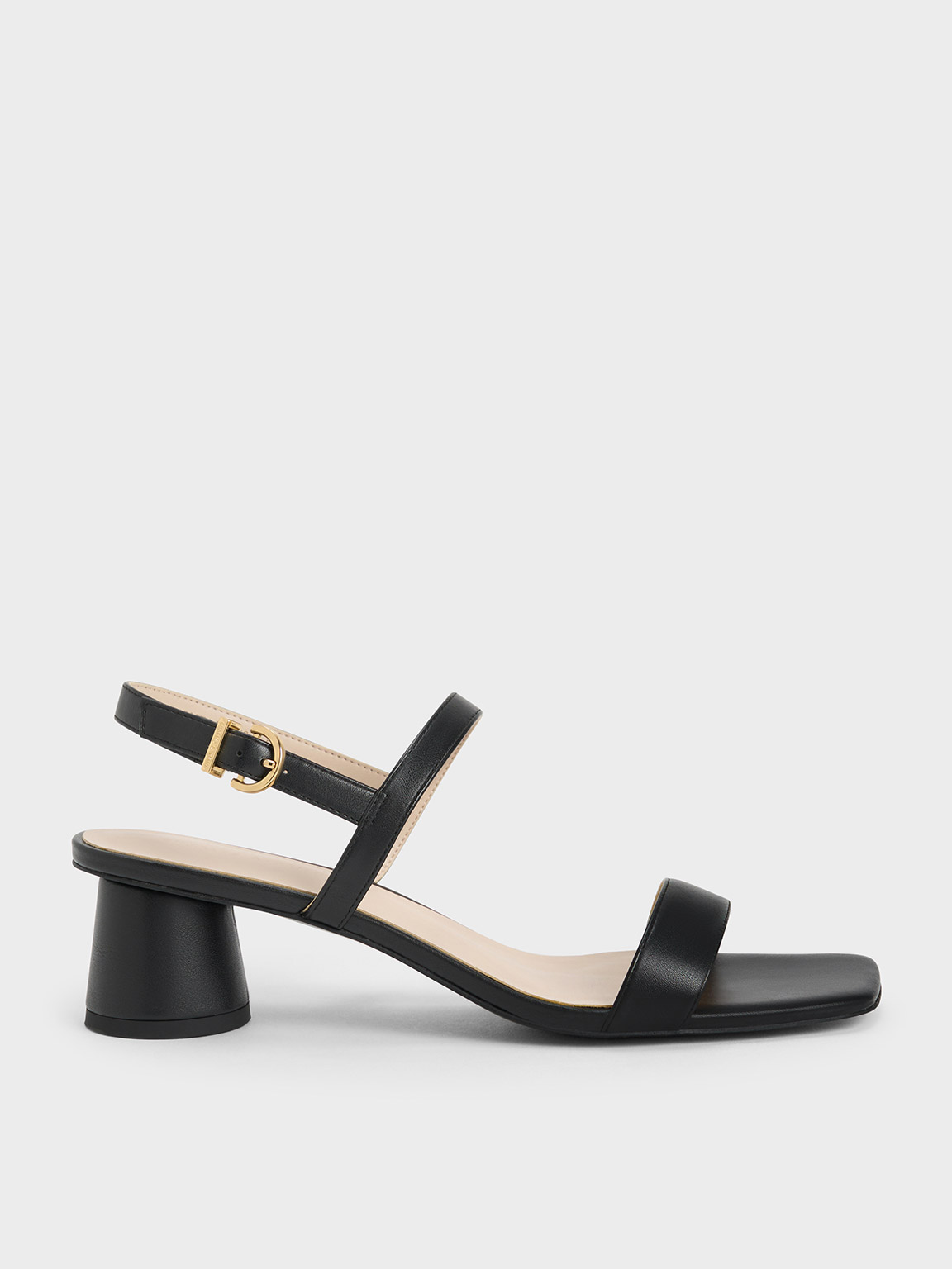 Block-heeled sandals - Black - Ladies | H&M IN