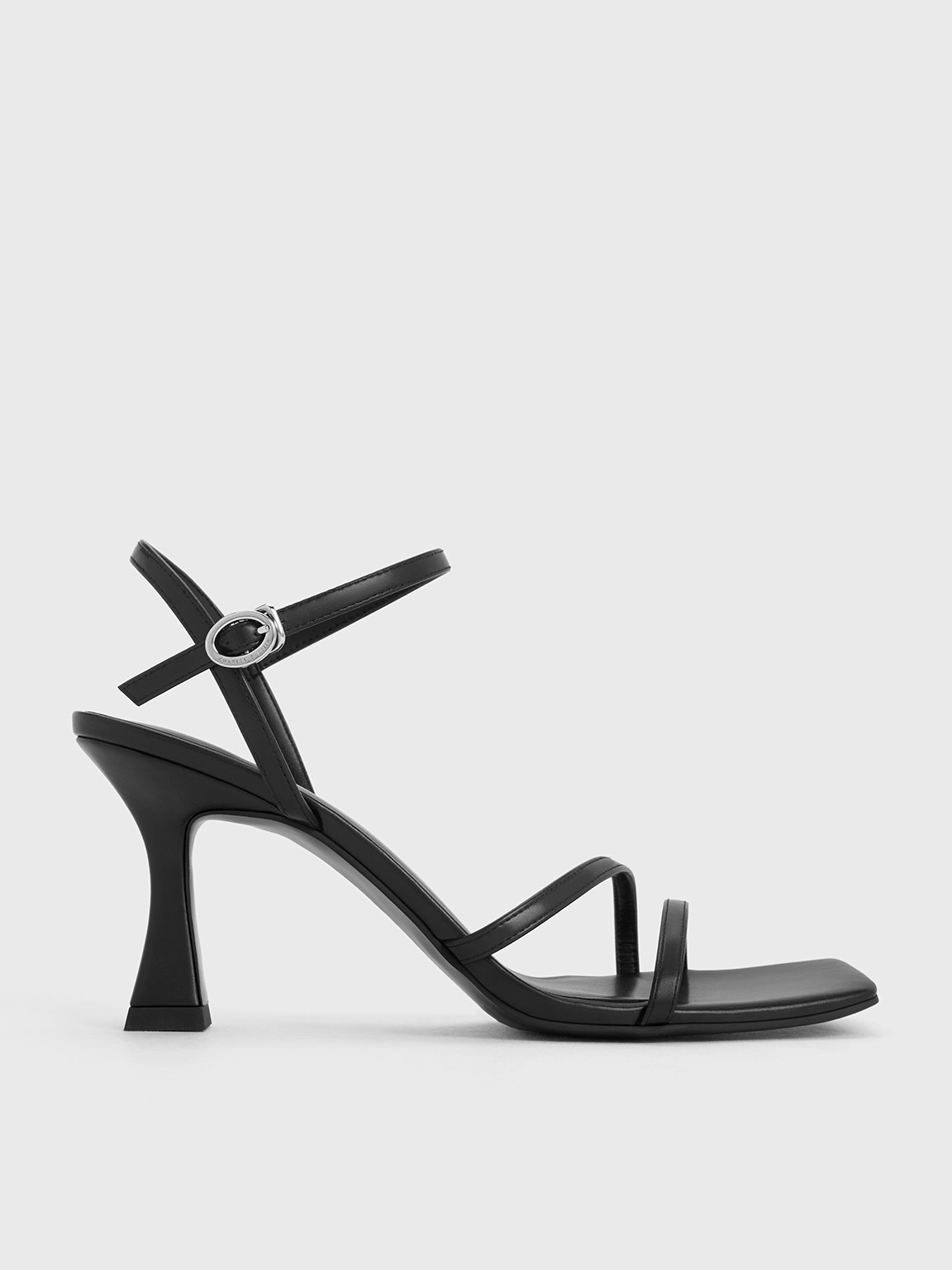 Black Strappy Block Heels - Her Shades – Tiesta Store