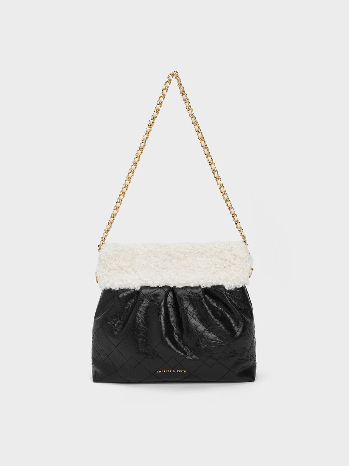 Black Chain Strap Shoulder Bag