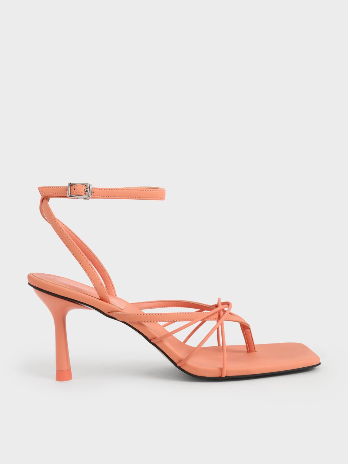 Orange strap online heels