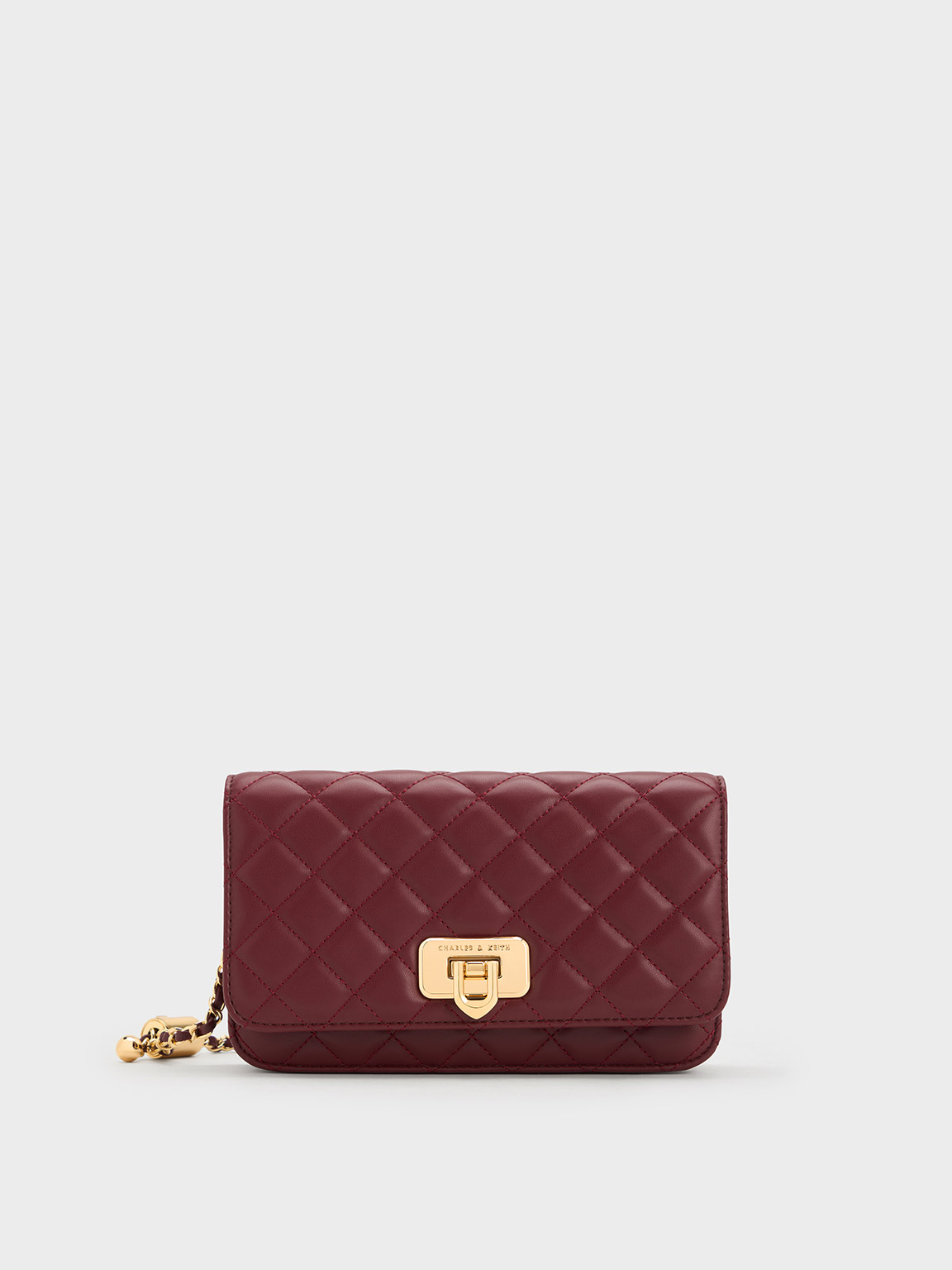 Quilted clutch charles and keith on sale