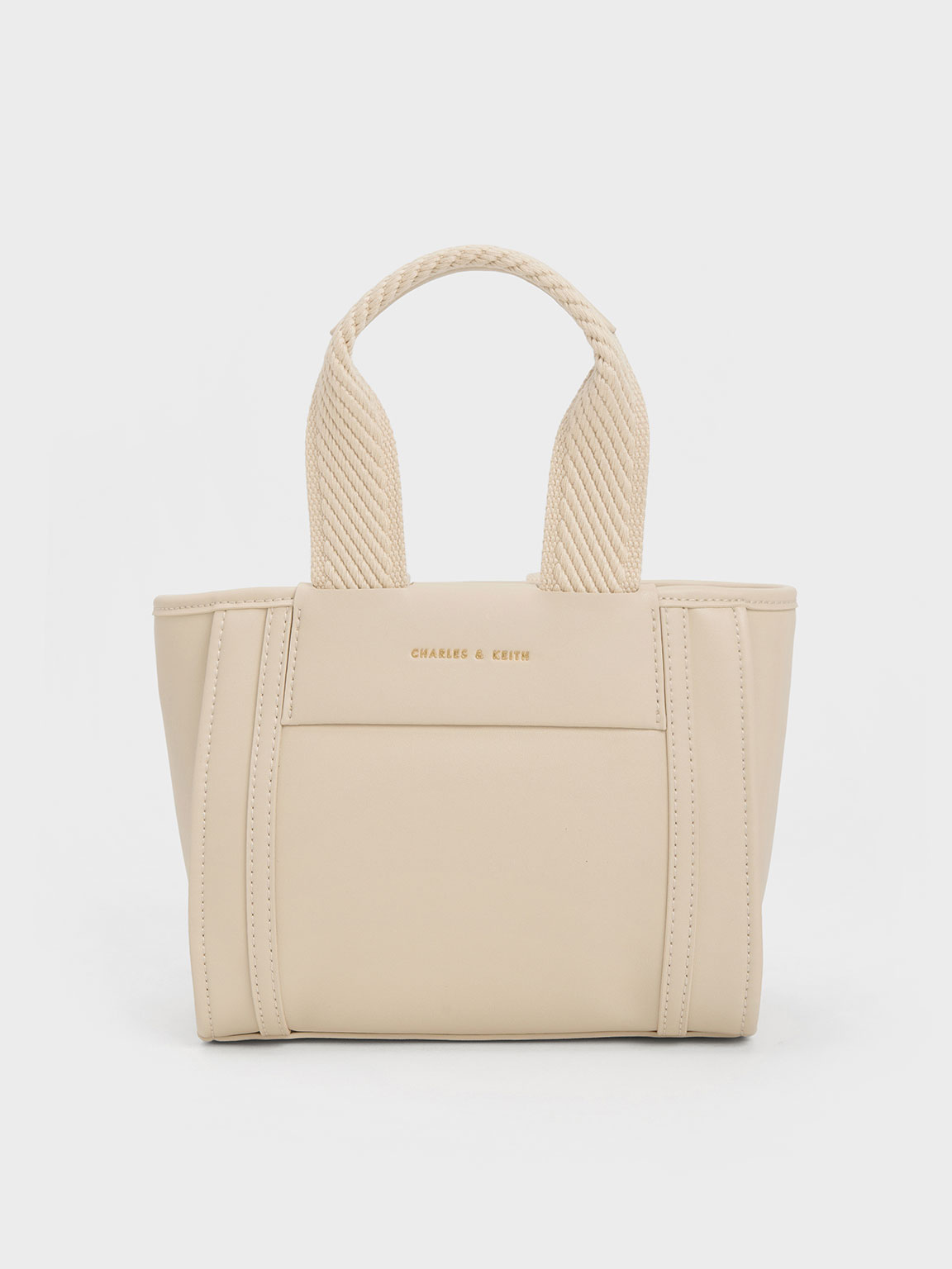 Beige Shalia Tote Bag | CHARLES & KEITH