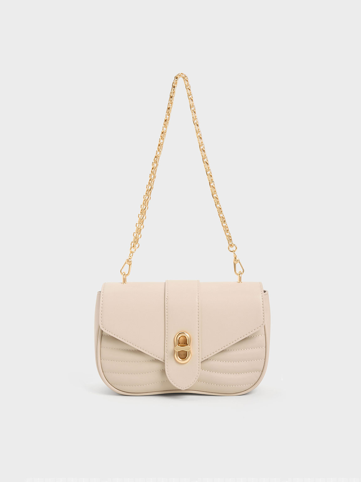 Buy Women Grey Solid Casual Handbag Online - 408415 | Van Heusen