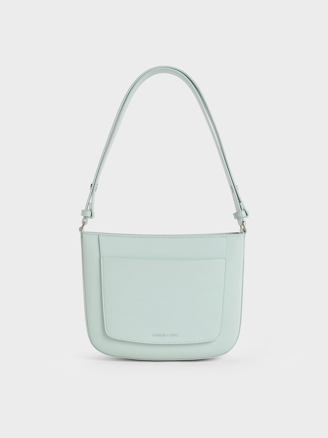 Sage Green Irie Shoulder Bag - CHARLES & KEITH IN